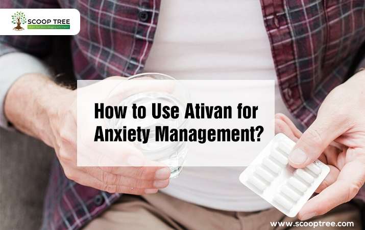 How to Use Ativan for Anxiety Management?, Scoop Tree, Ativan2mg.com, Buy Ativan 2 Mg, man having medicine, Man hold medicine, Man hold Water, Use Ativan for Anxiety,