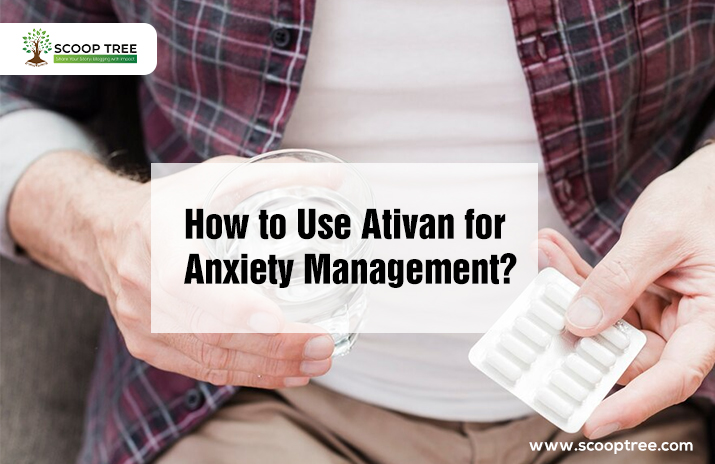 How to Use Ativan for Anxiety Management?, Scoop Tree, Ativan2mg.com, Buy Ativan 2 Mg, man having medicine, Man hold medicine, Man hold Water, Use Ativan for Anxiety,